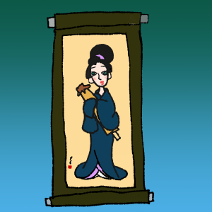 傘の絵(かさのえ)