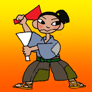赤い箆　白い箆(あかいへら　しろいへら)